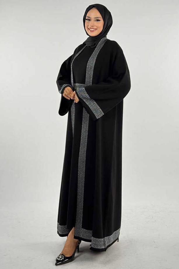 Vêtements hijab NOIR COSTUME HABILLÉ AVEC VESTE T 11381 - TRENDTESETTÜR