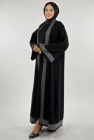 Tesettür giyim SİYAH CEKETLİ ELBİSELİ TAKIM T 11381