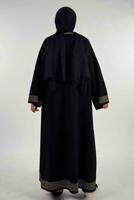 Tesettür giyim SİYAH CEKETLİ ELBİSELİ TAKIM T 11381