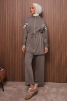 Vêtements hijab VISON ENSEMBLE PANTALON TAILLE NOUÉE T 0035