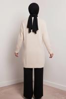 Tesettür giyim SİYAH PANTOLONLU TRİKO TAKIM T 0407