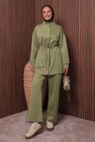 Vêtements hijab VERT ENSEMBLE TUNIQUE ET PANTALON T 3235