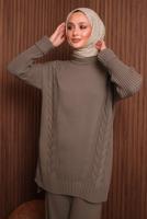 Vêtements hijab VISON COSTUME PANTALON EN MAILLE T 6307
