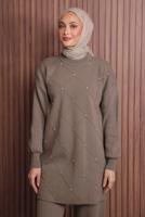 Vêtements hijab VISON ENSEMBLE PANTALON EN MAILLE T 7607