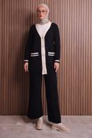 Vêtements hijab NOIR ENSEMBLE PANTALON T 8607