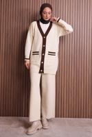 Vêtements hijab BEIGE ENSEMBLE PANTALON T 8607
