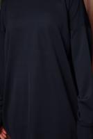 Tesettür giyim LACİVERT TRİKO TUNİK T 1007