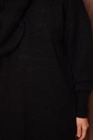 Tesettür giyim SİYAH TRİKO TUNİK T 1107