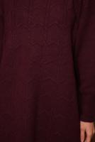 Tesettür giyim BORDO TRİKO TUNİK T 1107