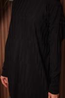 Tesettür giyim SİYAH TRİKO TUNİK T 2007