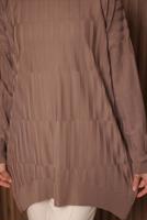 Tesettür giyim VİZON TRİKO TUNİK T 2007