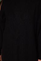 Vêtements hijab NOIR TUNIQUE EN MAILLE T 2307