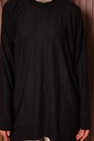 Tesettür giyim SİYAH TRİKO TUNİK T 4007