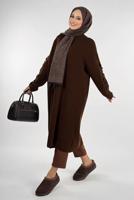Tesettür giyim KAHVE TRİKO TUNİK T 50381