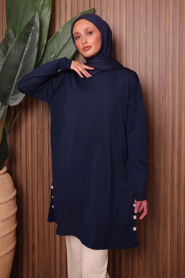 Tesettür giyim  TRİKO TUNİK T 6007