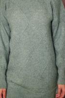 Tesettür giyim YEŞİL TRİKO TUNİK T 6207