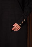 Tesettür giyim SİYAH TRİKO TUNİK T 7007