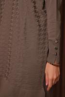 Tesettür giyim KAHVE TRİKO TUNİK T 9007