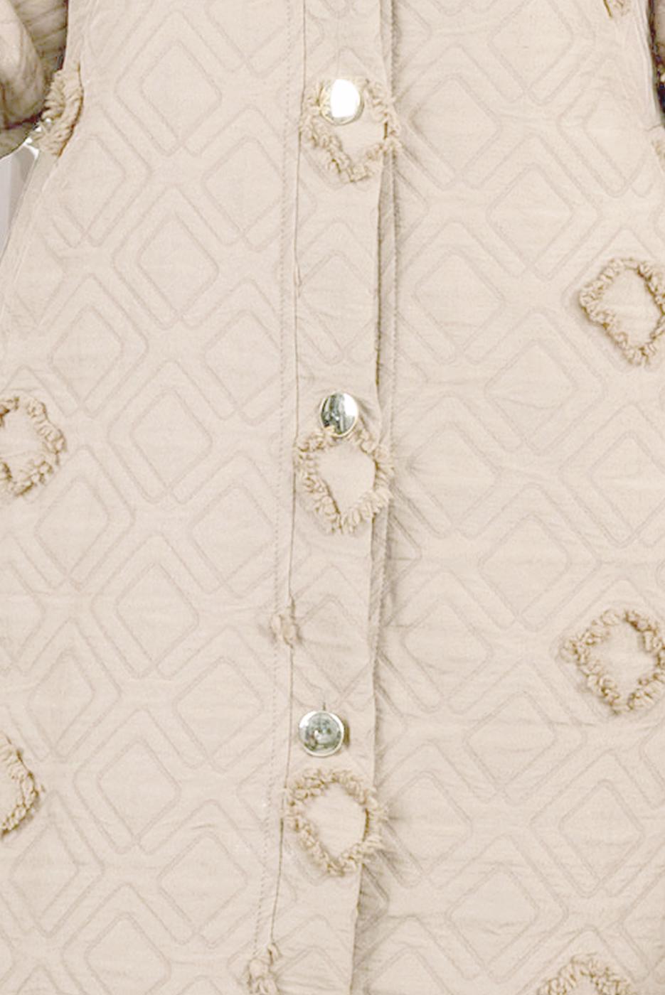 Vêtements hijab BEIGE VESTE À CAPUCHE T 0702