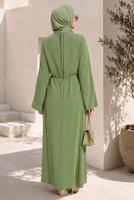 Hijab clothing GREEN TIED JUMPSUIT T 5136