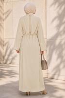 Hijab clothing BEIGE TIED JUMPSUIT T 5136