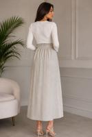 Vêtements hijab BEIGE JUPE RAYÉE CEINTURÉE T 2770