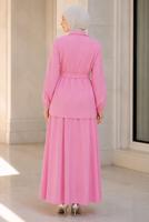 Vêtements hijab ROSE ENSEMBLE JUPE CEINTURÉE T 7890
