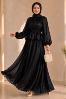 Vêtements hijab NOIR ENSEMBLE JUPE NOUÉE T 8431