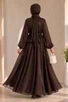 Vêtements hijab BRUN ENSEMBLE JUPE NOUÉE T 8431