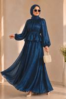 Vêtements hijab BLEU MARINE ENSEMBLE JUPE NOUÉE T 8431