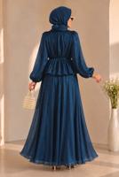 Vêtements hijab BLEU MARINE ENSEMBLE JUPE NOUÉE T 8431