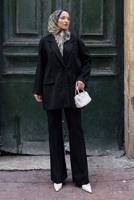 Vêtements hijab NOIR ENSEMBLE PANTALON CROISÉ T 0302