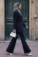 Vêtements hijab BLEU MARINE ENSEMBLE PANTALON CROISÉ T 0302