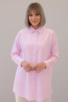 Vêtements hijab ROSE TUNIQUE À COL CHEMISE RAYÉ T 02021