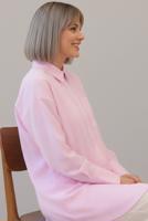 Vêtements hijab ROSE TUNIQUE À COL CHEMISE RAYÉ T 02021