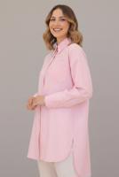 Vêtements hijab ROSE TUNIQUE À COL CHEMISE RAYÉ T 12021