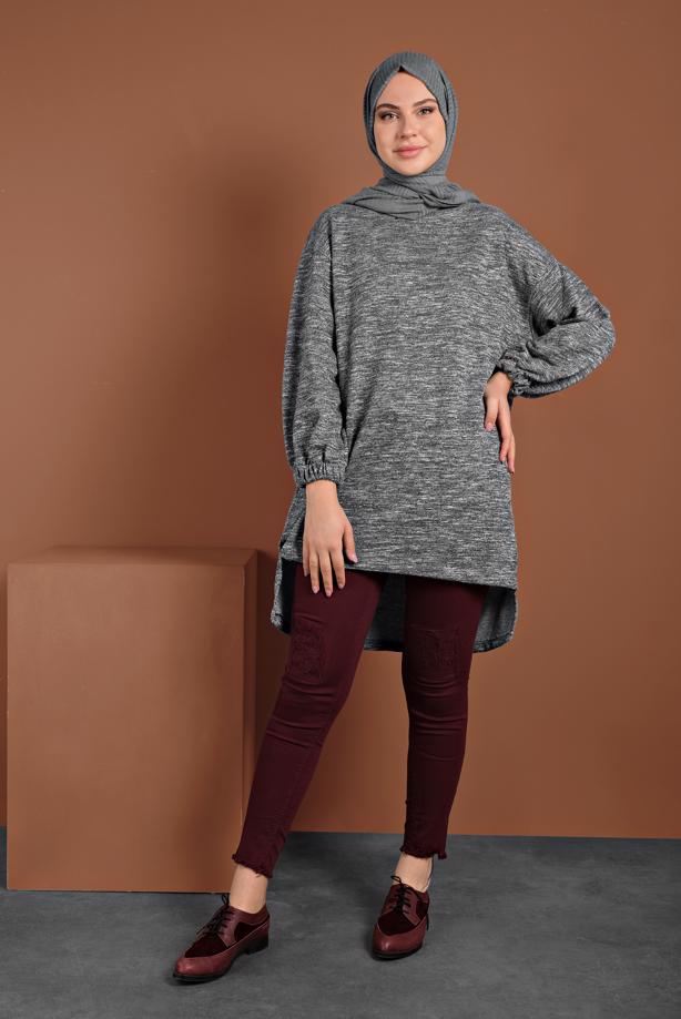 Hijab clothing  KNITWEAR TUNIC 5746-1 - TRENDTESETTÜR