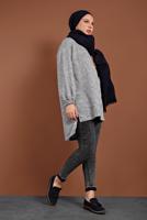 Vêtements hijab GRIS TUNIQUE 5746-1