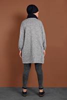 Vêtements hijab GRIS TUNIQUE 5746-1
