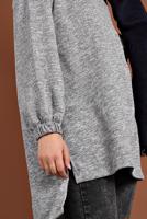 Vêtements hijab GRIS TUNIQUE 5746-1