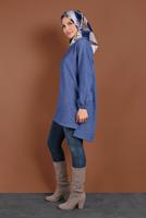 Vêtements hijab BLEU MARINE TUNIQUE 5746-1