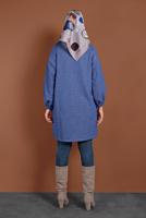 Vêtements hijab BLEU MARINE TUNIQUE 5746-1