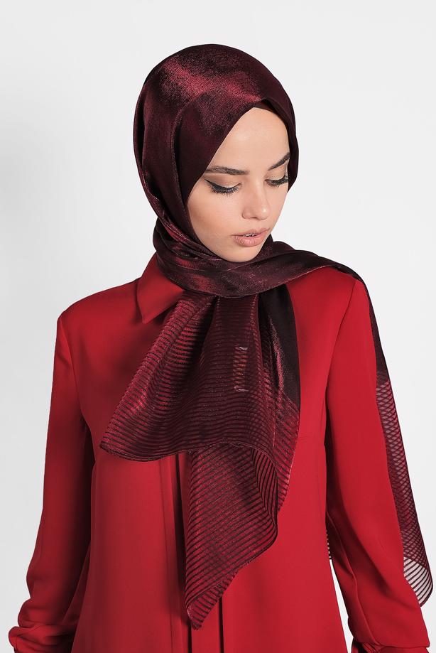 Vêtements hijab T 9973 ALVİNA PRENSES ŞAL - TRENDTESETTÜR