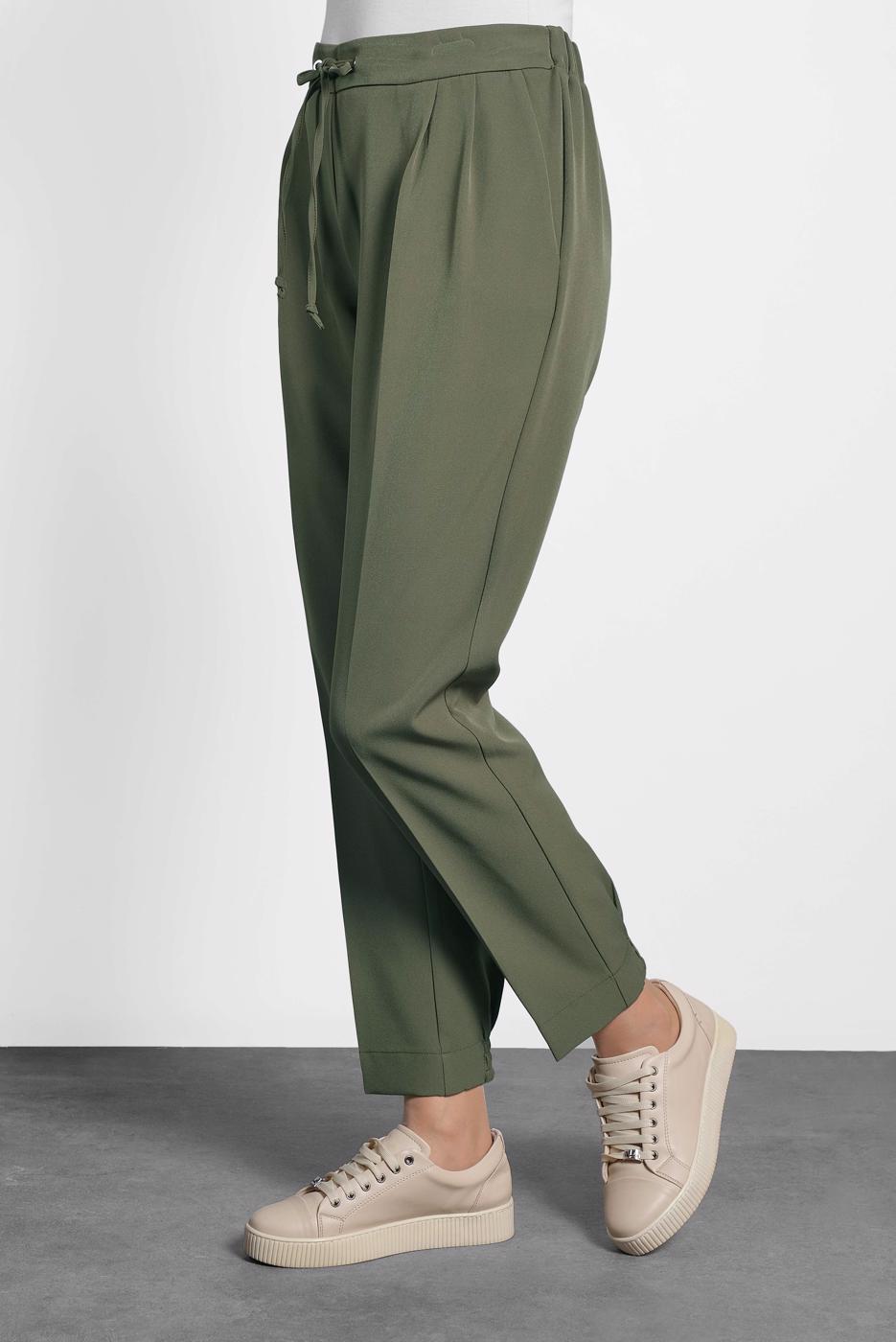 Vêtements hijab KAKI ALVINA PANTALON À COUPE CAROTTE 70003 