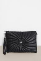 Vêtements hijab NOIR SAC À MOTIF ALVİNA AVEC DÉTAILS SURPIQUÉS 082