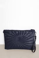 Vêtements hijab BLEU MARINE SAC À MOTIF ALVİNA AVEC DÉTAILS SURPIQUÉS 082
