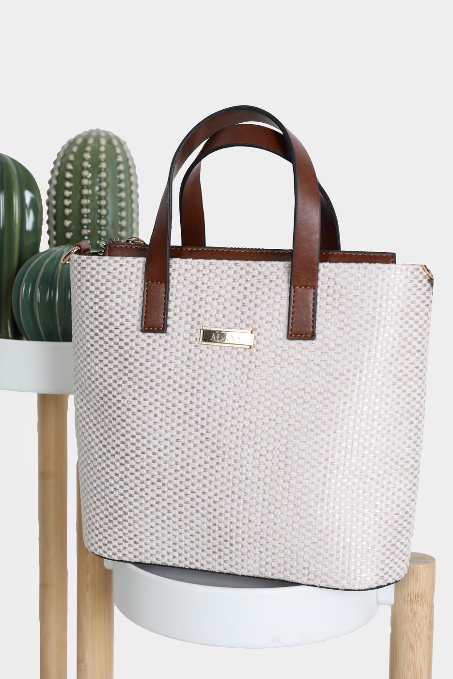 Tesettür giyim KREM ALVİNA ÇANTA 140 