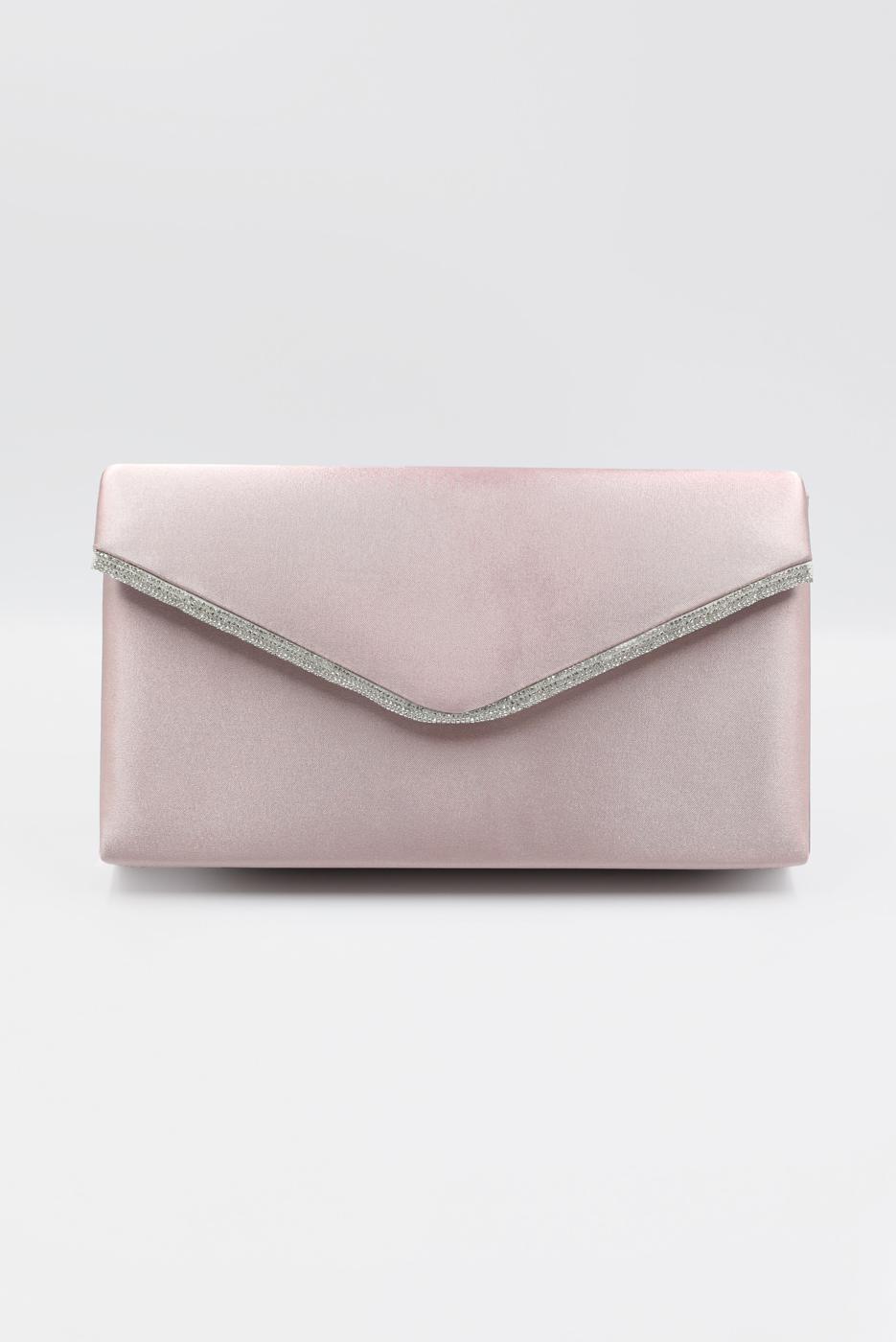 Tesettür giyim PUDRA ALVİNA TAŞ DETAYLI ABİYE ÇANTA 407 