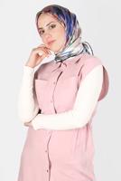 Tesettür giyim SİYAH ALVİNA DİJİTAL SURA EŞARP T 8120