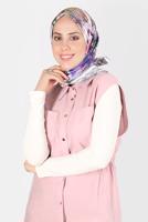 Vêtements hijab POURPRE ÉCHARPE ALVİNA T 8120